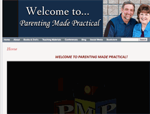 Tablet Screenshot of parentingmadepractical.com
